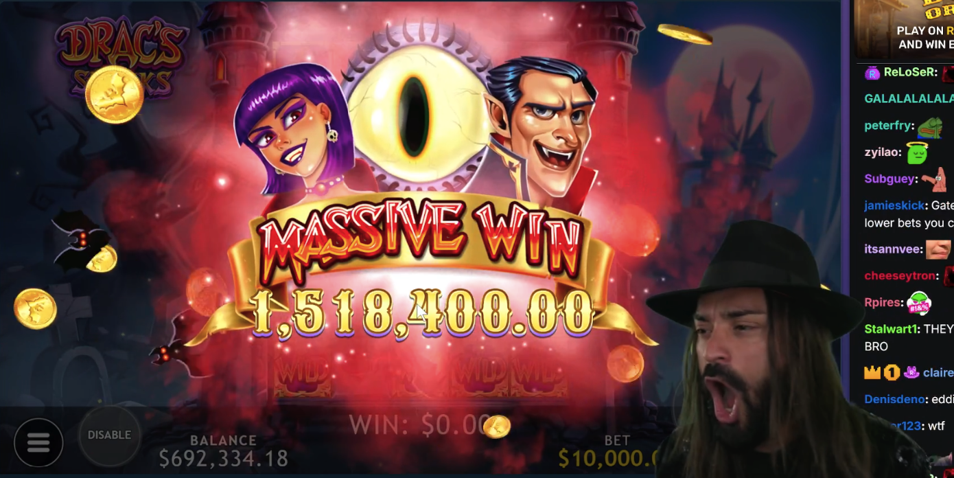 1.5M win on Dracs Stacks